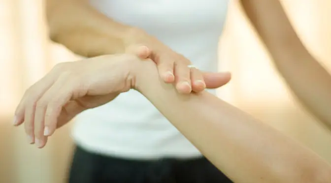 moving an arm against resistance